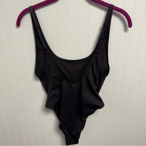 Skims NWT Recycled Swim Scoop Neck Onepiece Onyx Medium - Picture 4 of 8